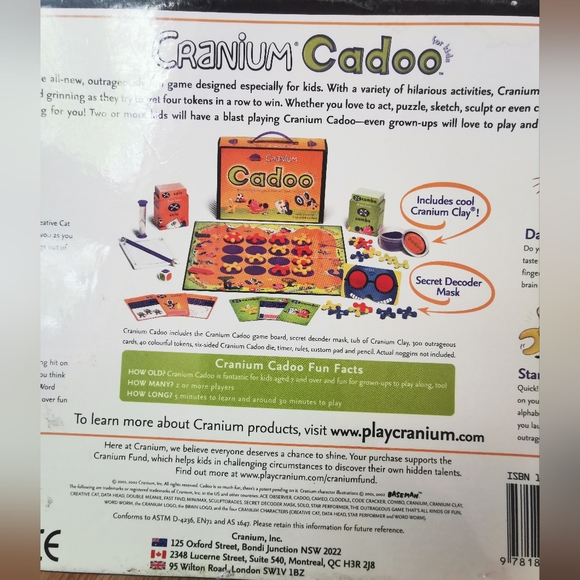 Cadoo Cranium Board Game - Picture 4 of 4